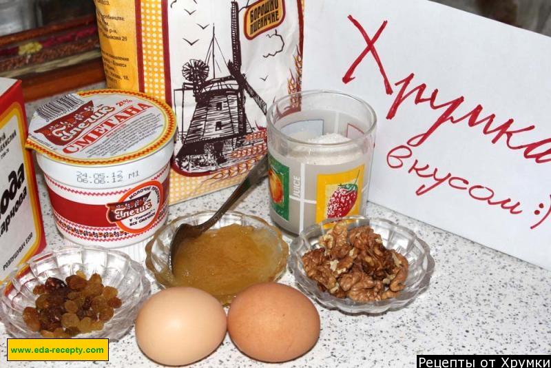 Шаг 1 приготовления Пирог медовый