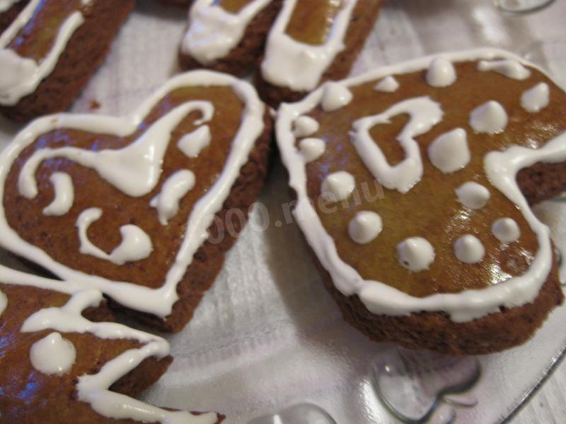 Шаг 21 приготовления Шоколадные пряники с глазурью, имбирем и корицей