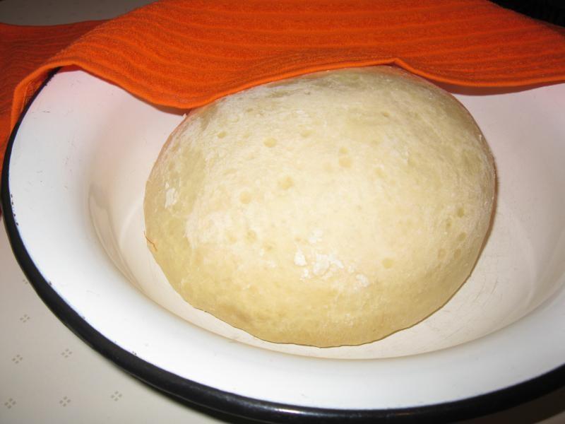 Шаг 3 приготовления Лепешки на дрожжах и сухом молоке