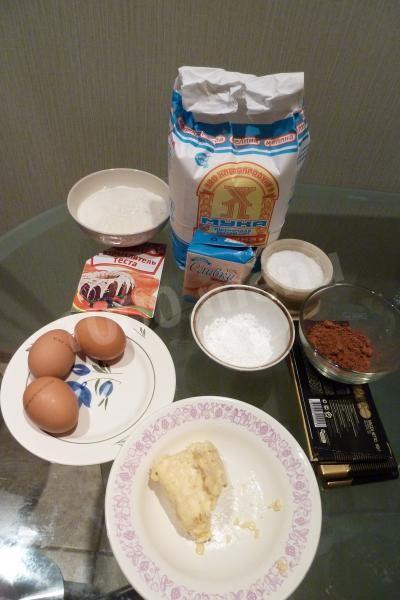 Шаг 1 приготовления Торт трюфель с горьким шоколадом и сливками