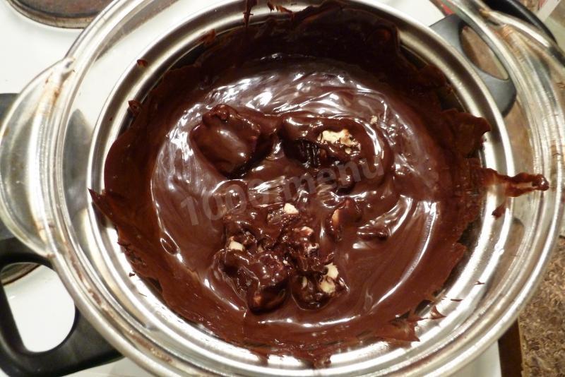 Шаг 2 приготовления Торт трюфель с горьким шоколадом и сливками