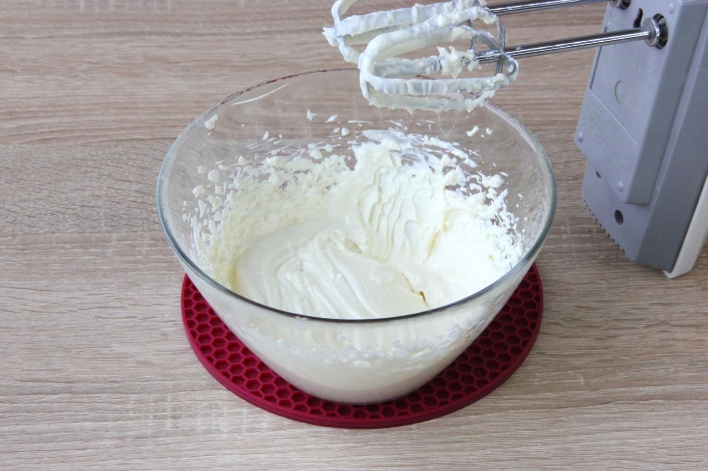 Шаг 11 приготовления Черничный муссовый торт