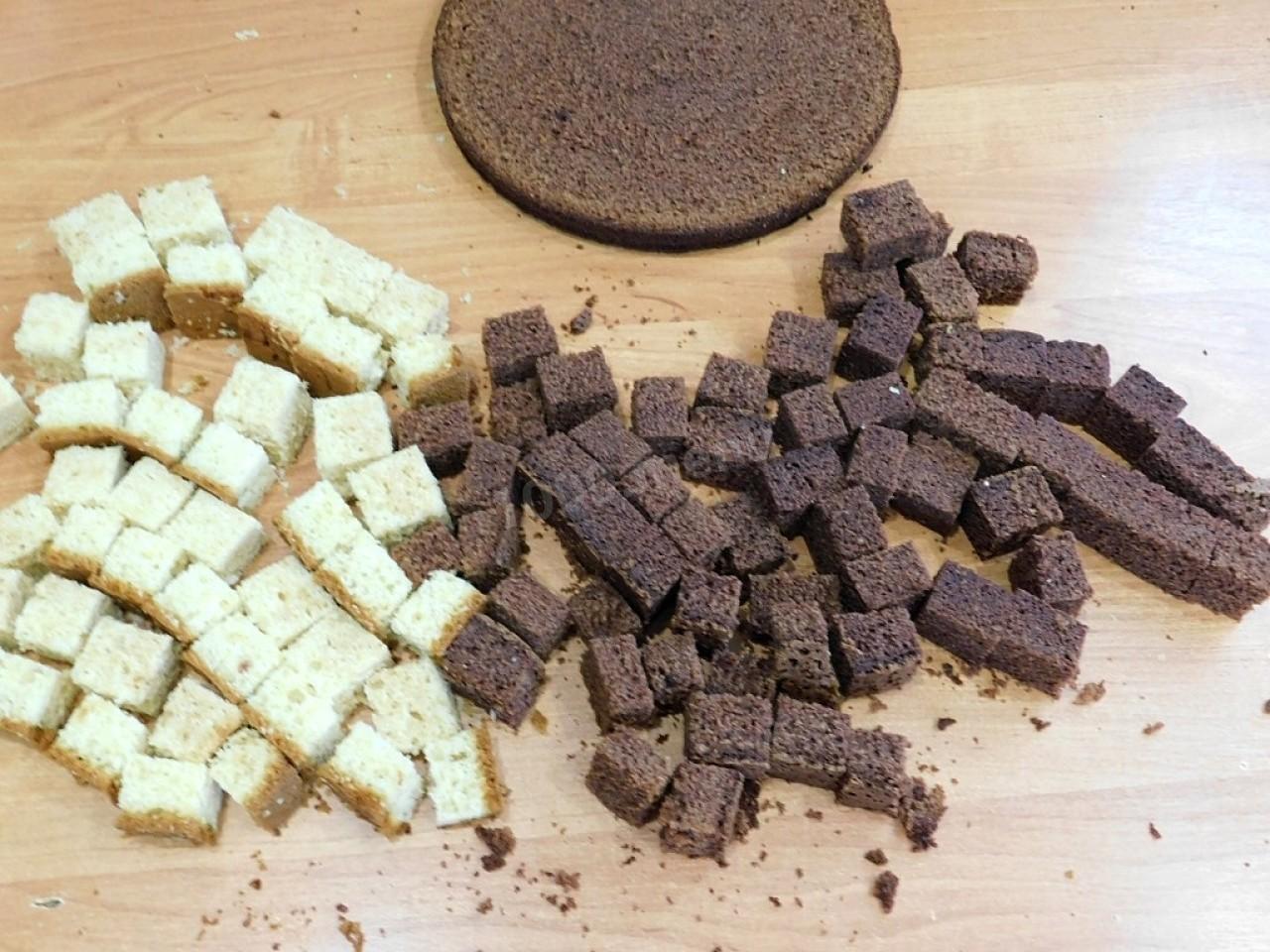 Шаг 4 приготовления Классический торт Панчо с ананасами