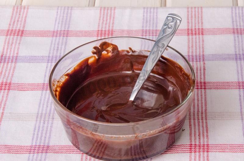 Шаг 26 приготовления Торт Прага классический по госту