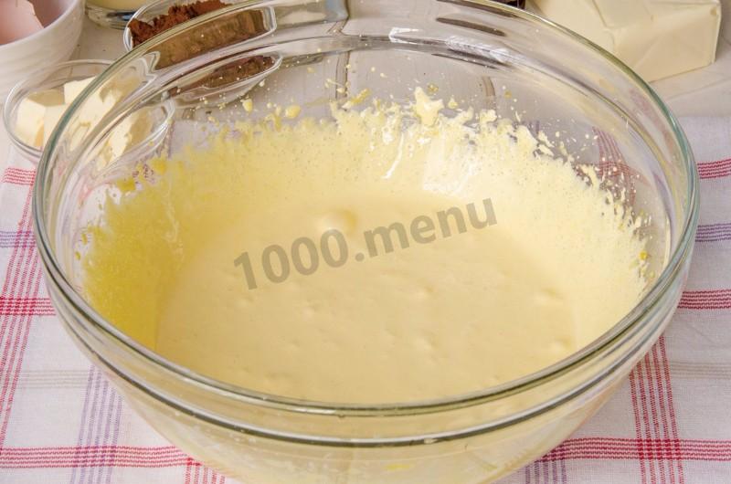 Шаг 3 приготовления Торт Прага классический по госту