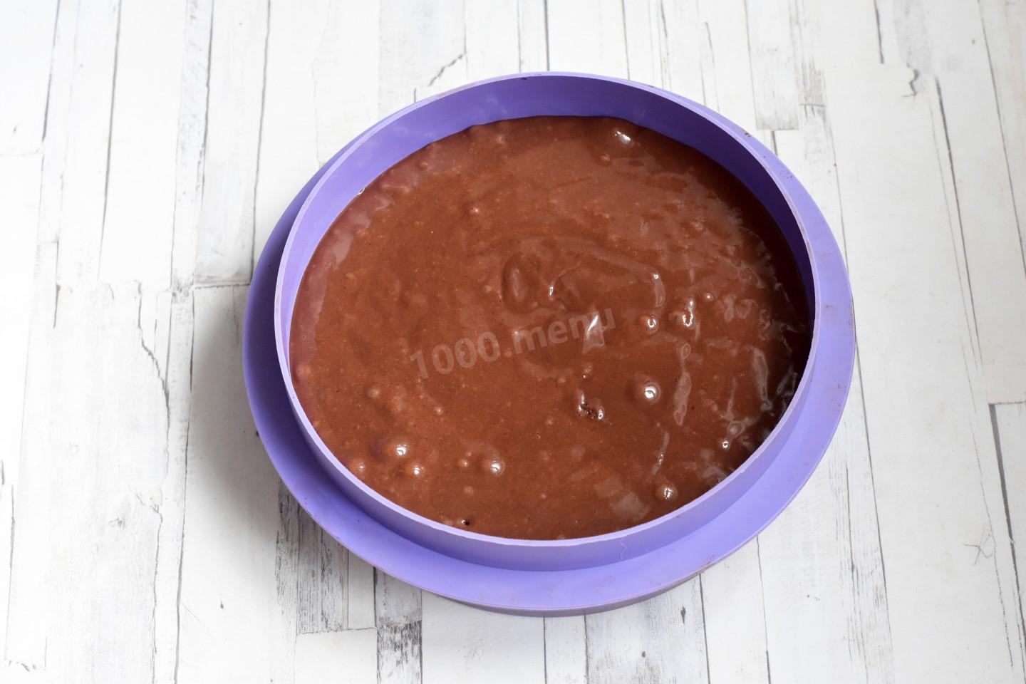 Шаг 7 приготовления Шоколадный торт из какао