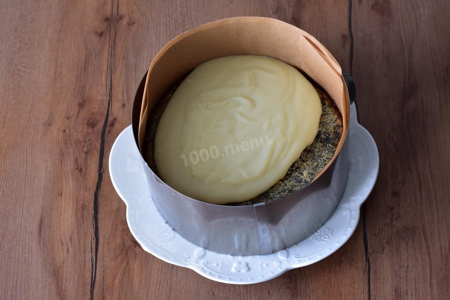 Шаг 14 приготовления Маковый торт