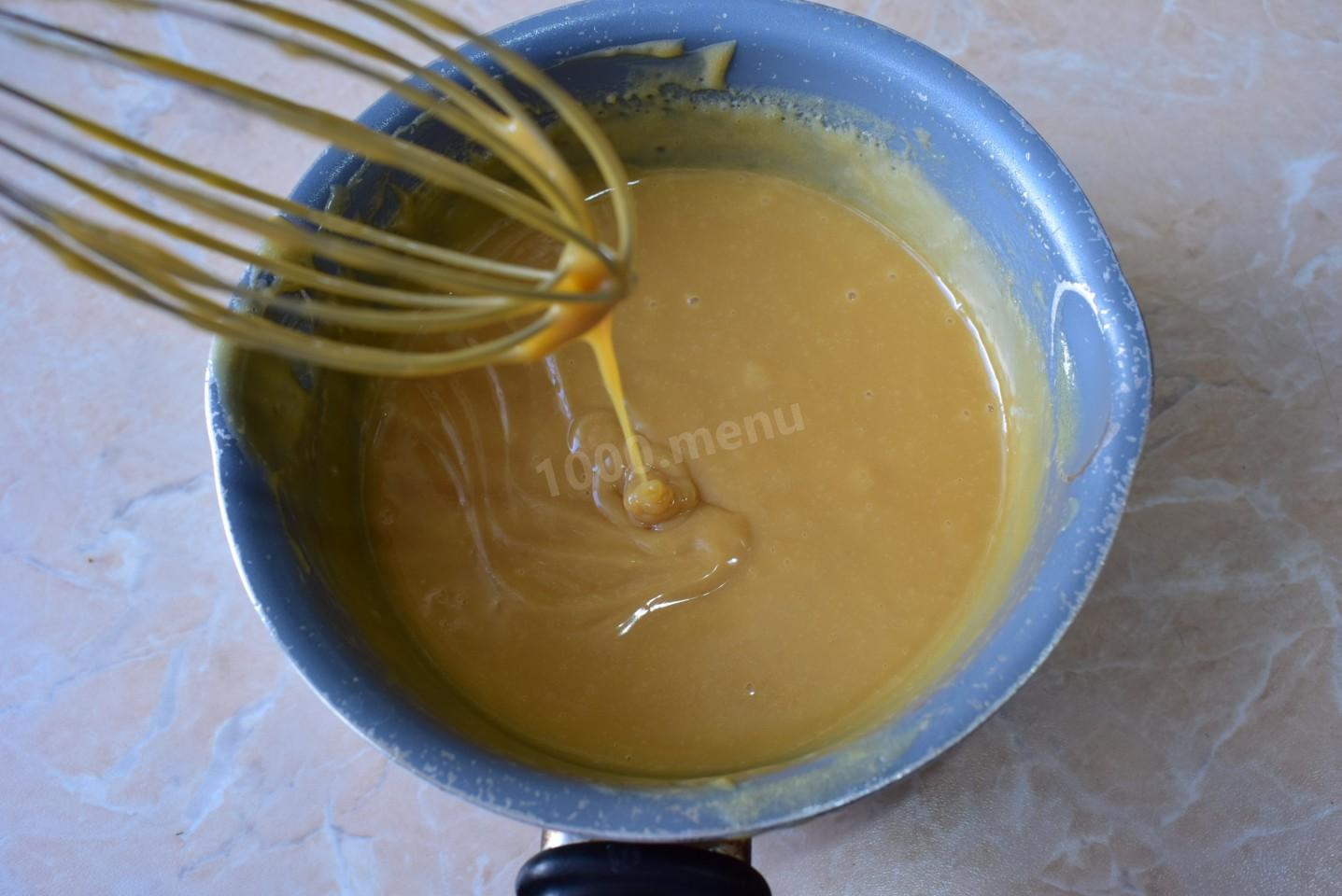 Шаг 5 приготовления Торт из кукурузных палочек со сгущенкой на скорую руку