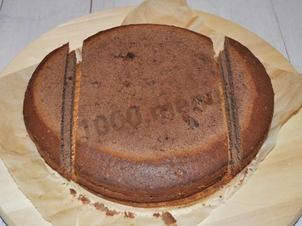 Шаг 2 приготовления Торт Танк из мастики