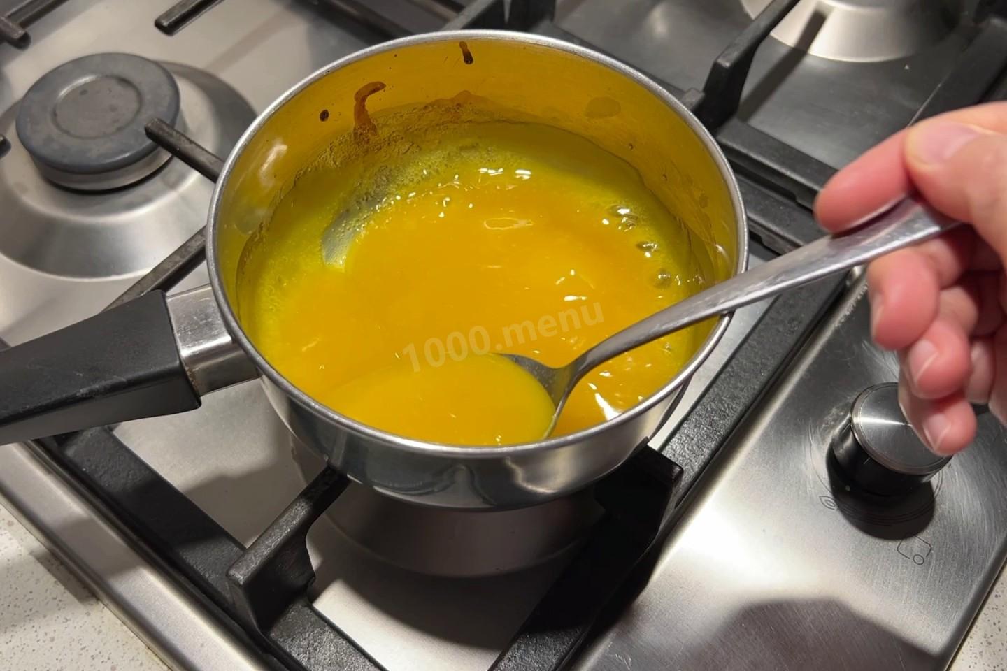 Шаг 24 приготовления Торт манго маракуйя