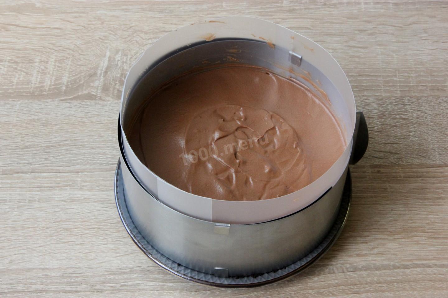 Шаг 8 приготовления Торт с маршмеллоу