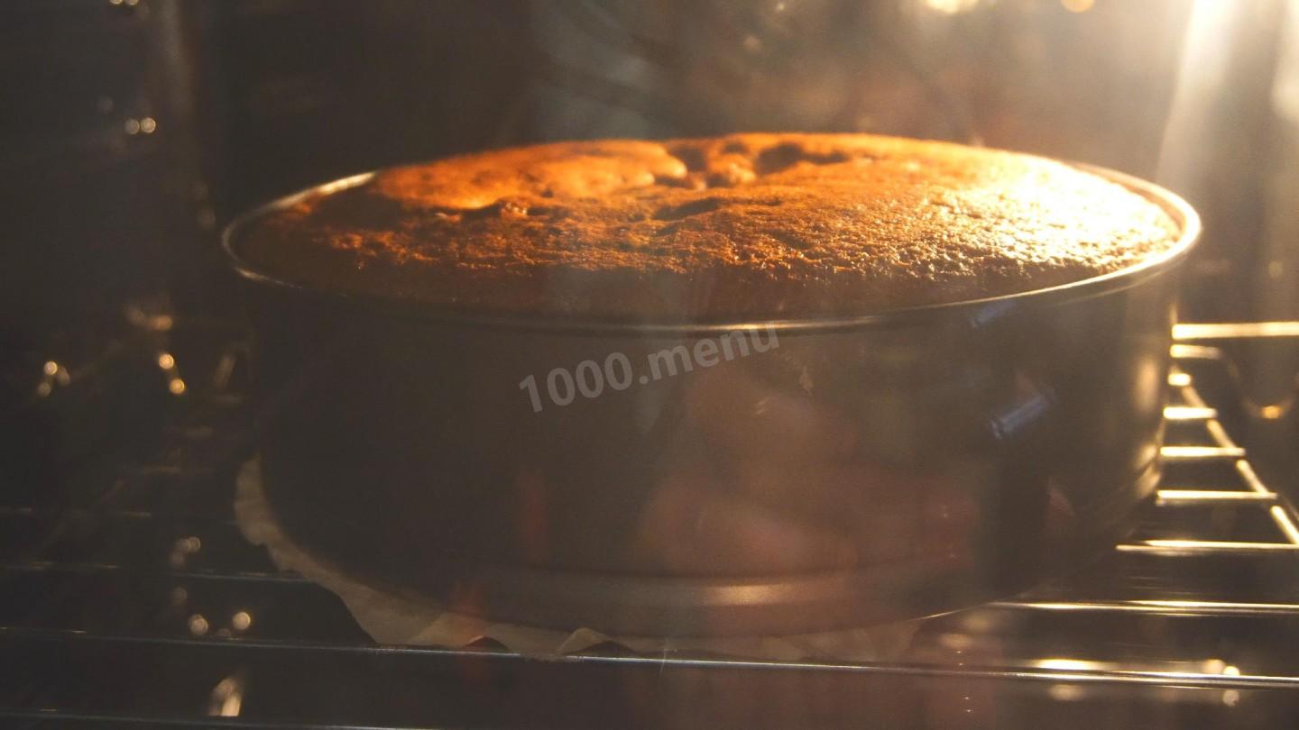 Шаг 11 приготовления Шоколадный бисквит с какао для торта