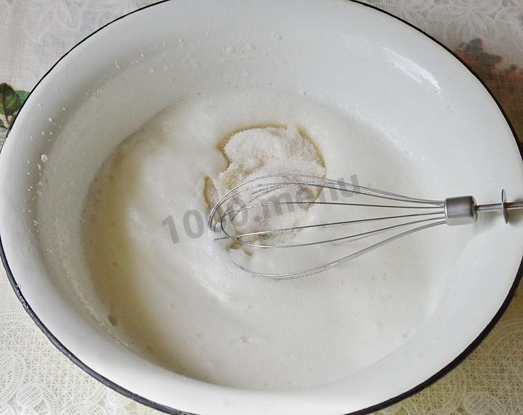 Шаг 3 приготовления Кокосовый бисквит Дакуаз