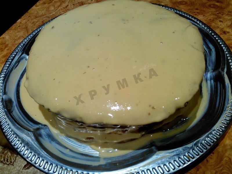 Шаг 19 приготовления Торт Пчелка