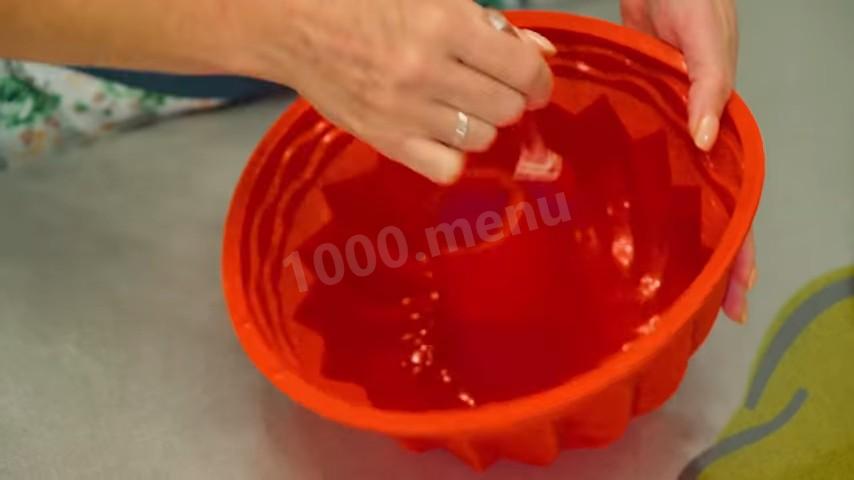 Шаг 15 приготовления Творожно-апельсиновый торт со сметаной без выпечки