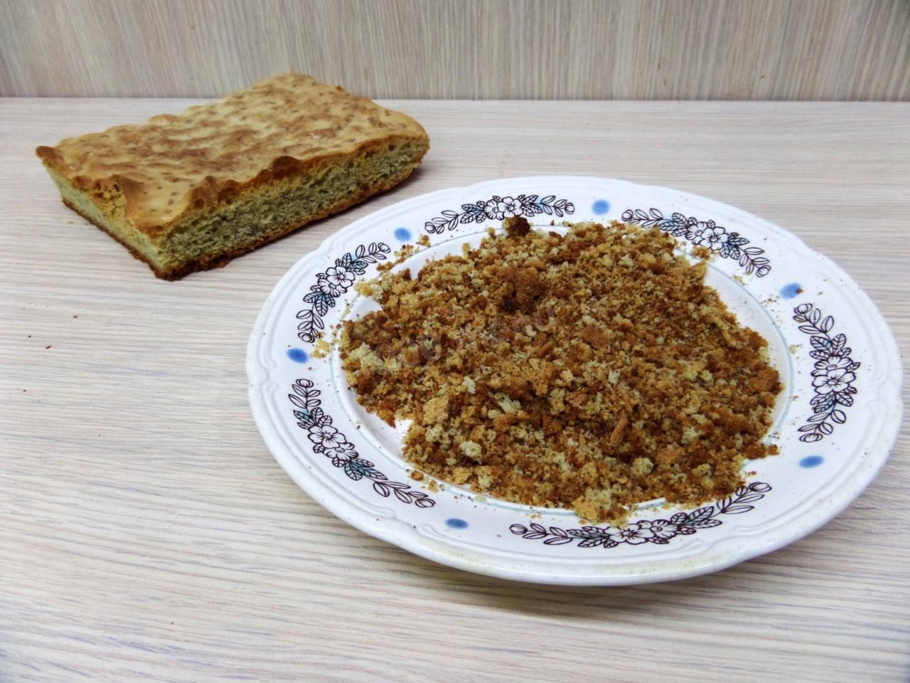Шаг 14 приготовления Ореховый торт на растительном масле