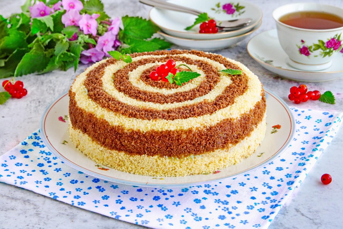 Шаг 18 приготовления Торт Новинка