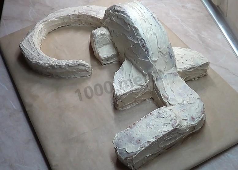 Шаг 16 приготовления Торт Дракон
