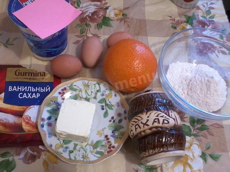 Шаг 1 приготовления Красивый и яркий апельсиновый торт без мастики