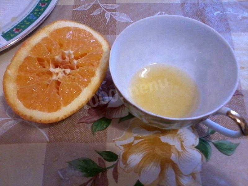 Шаг 3 приготовления Красивый и яркий апельсиновый торт без мастики