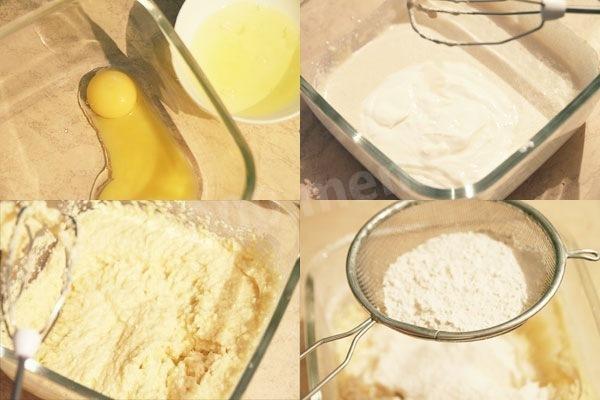 Шаг 1 приготовления Сборный торт Елочка из песочных коржей новогодний