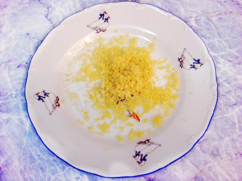 Шаг 16 приготовления Бисквит с орехами и лимоном