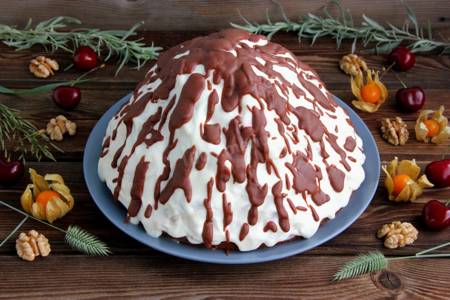 Шаг 20 приготовления Торт Панчо с грецкими орехами