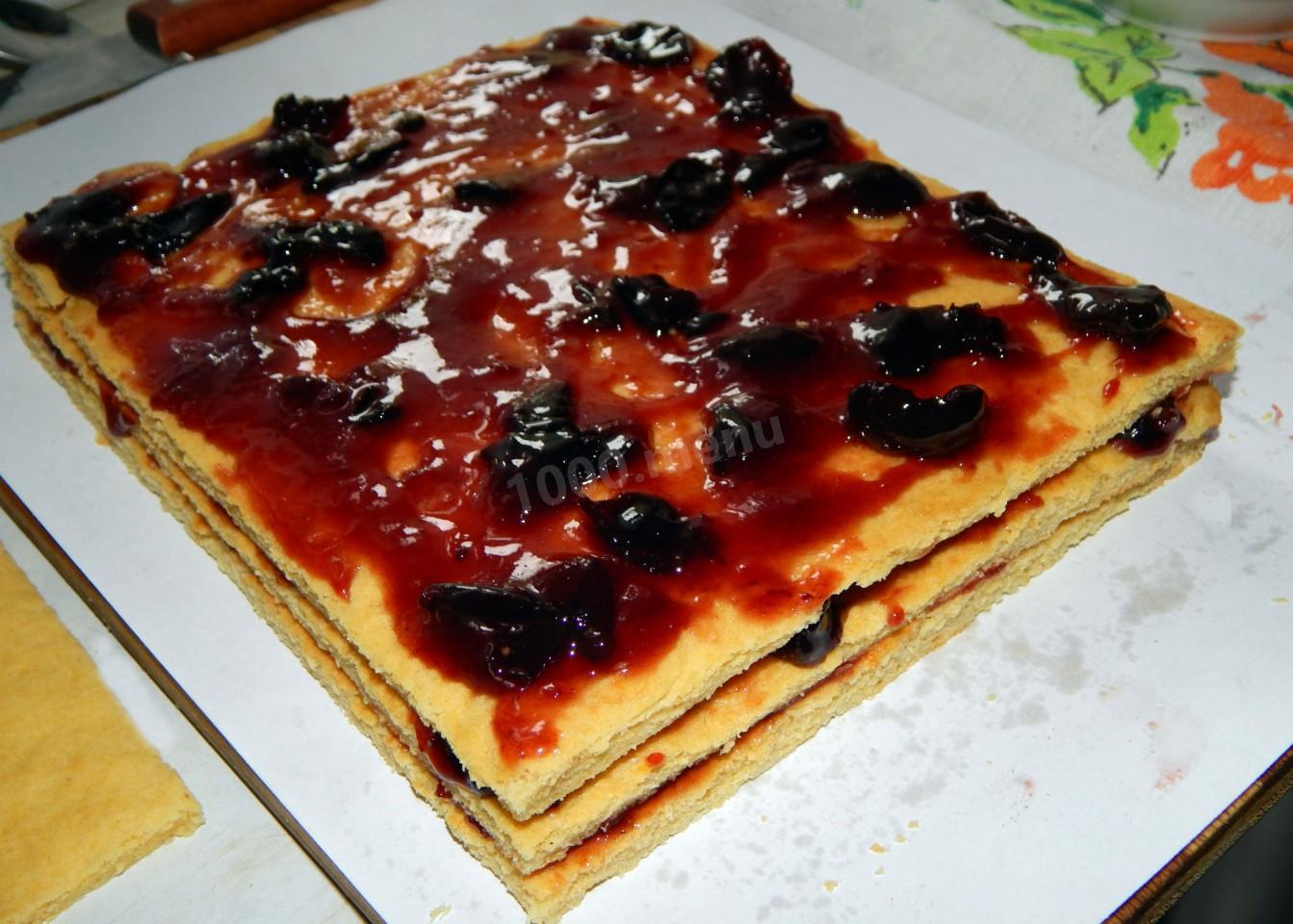 Шаг 10 приготовления Торт с джемом