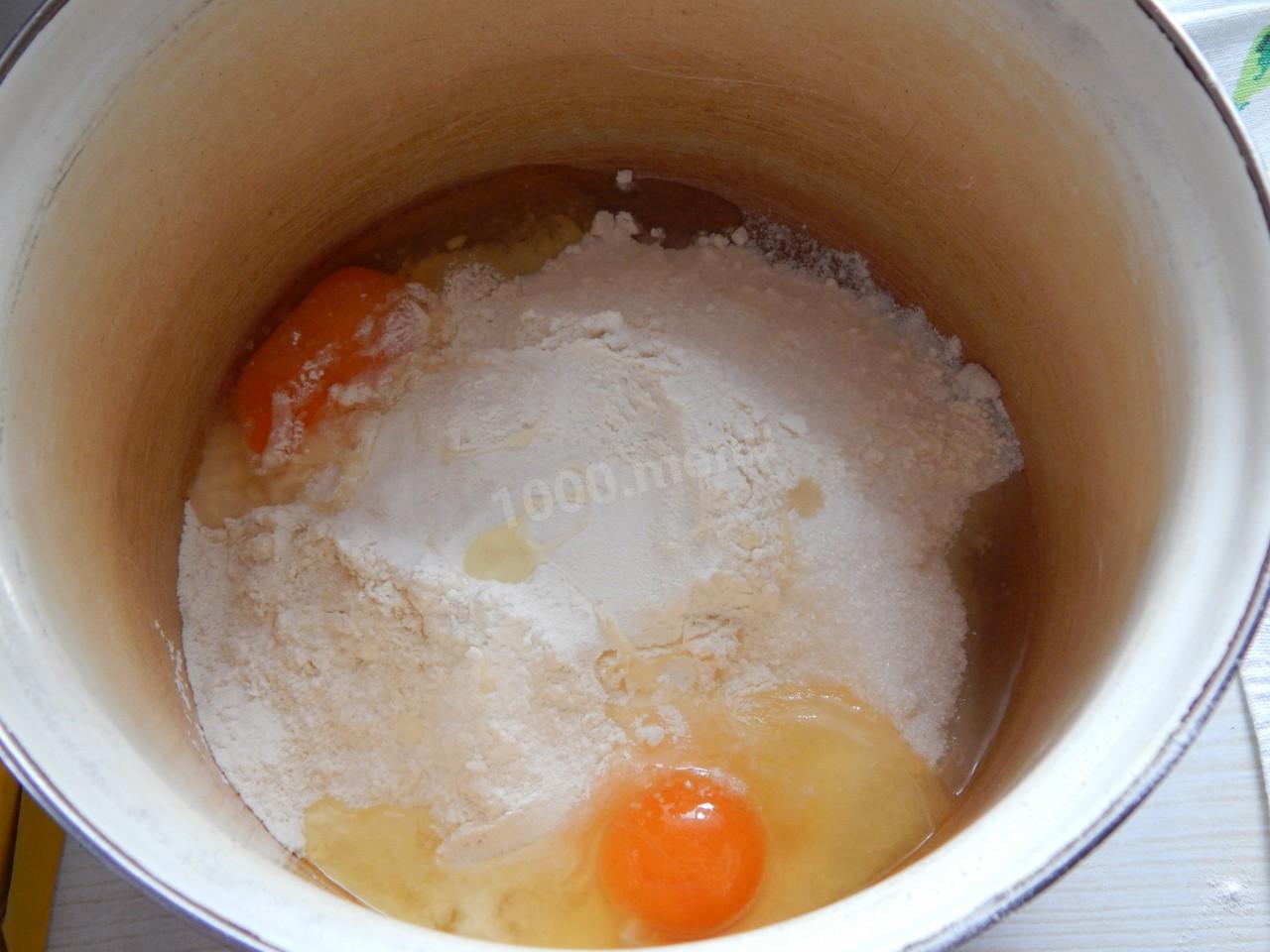 Шаг 3 приготовления Торт с джемом