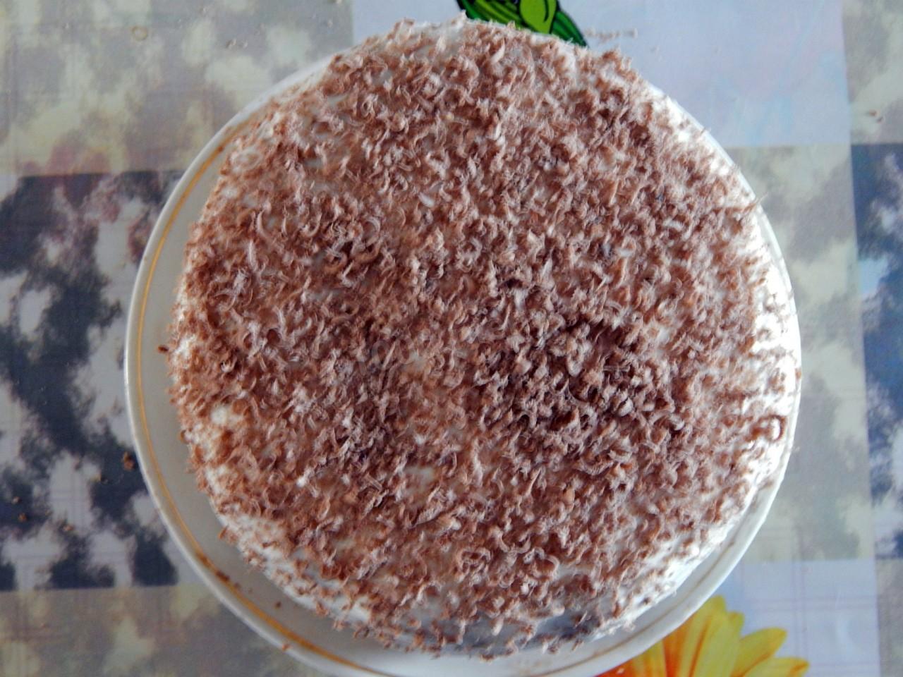 Шаг 18 приготовления Торт с маком изюмом и грецкими орехами