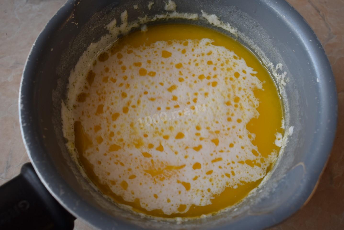 Шаг 2 приготовления Торт с грецкими орехами и вареной сгущенкой