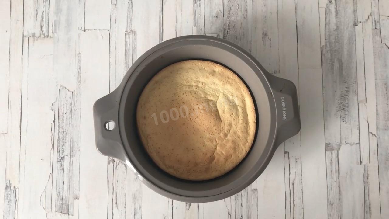 Шаг 5 приготовления Творожно йогуртовый торт