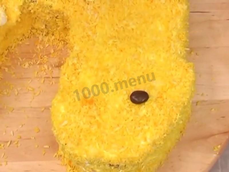 Шаг 20 приготовления Торт Золотой петушок