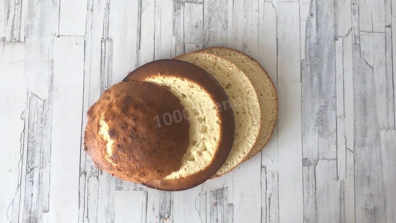 Шаг 5 приготовления Сметанный торт с черносливом
