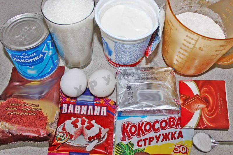 Шаг 1 приготовления Торт Улыбка