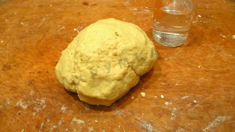 Шаг 5 приготовления Торт рубленый со сгущенкой