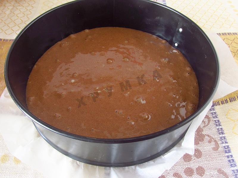 Шаг 10 приготовления Торт Кротовая нора с бананами
