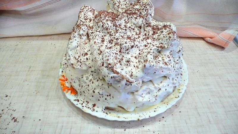 Шаг 12 приготовления Торт Кудрявый Ванька