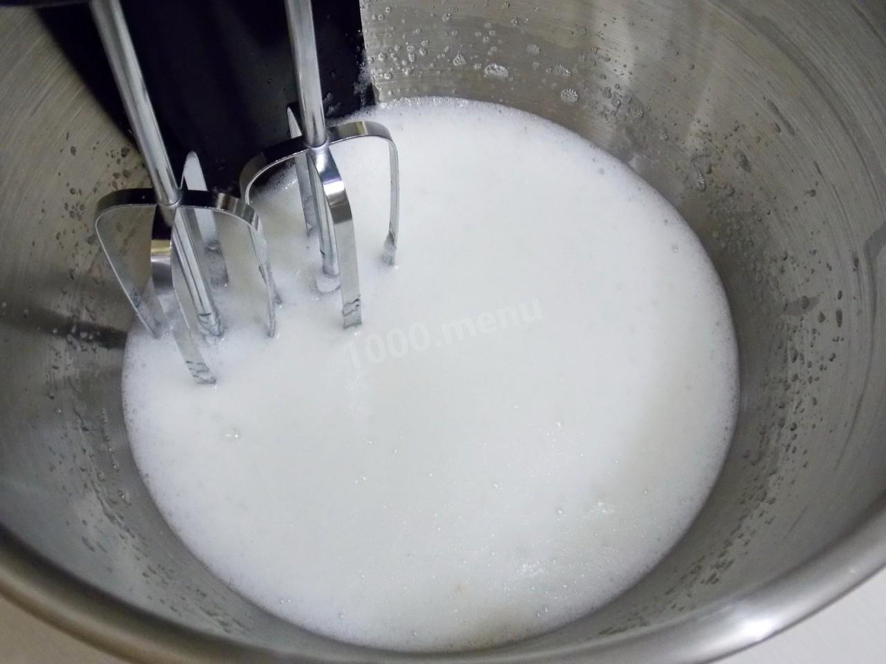 Шаг 9 приготовления Торт с коржами из миндаля и заварным кремом