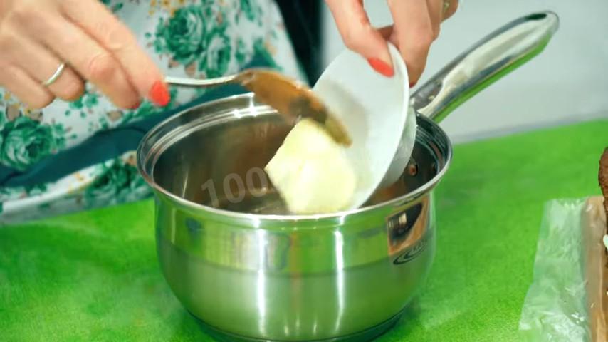 Шаг 25 приготовления Черёмуховый торт со сметанным кремом