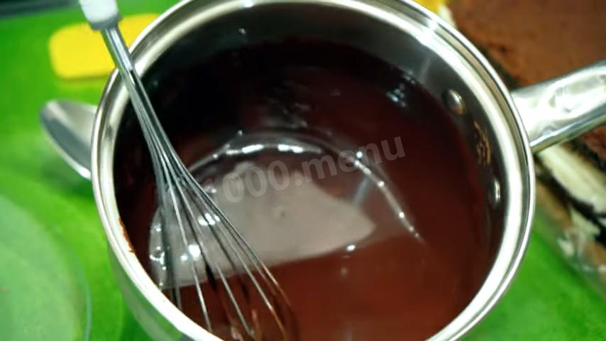 Шаг 28 приготовления Черёмуховый торт со сметанным кремом