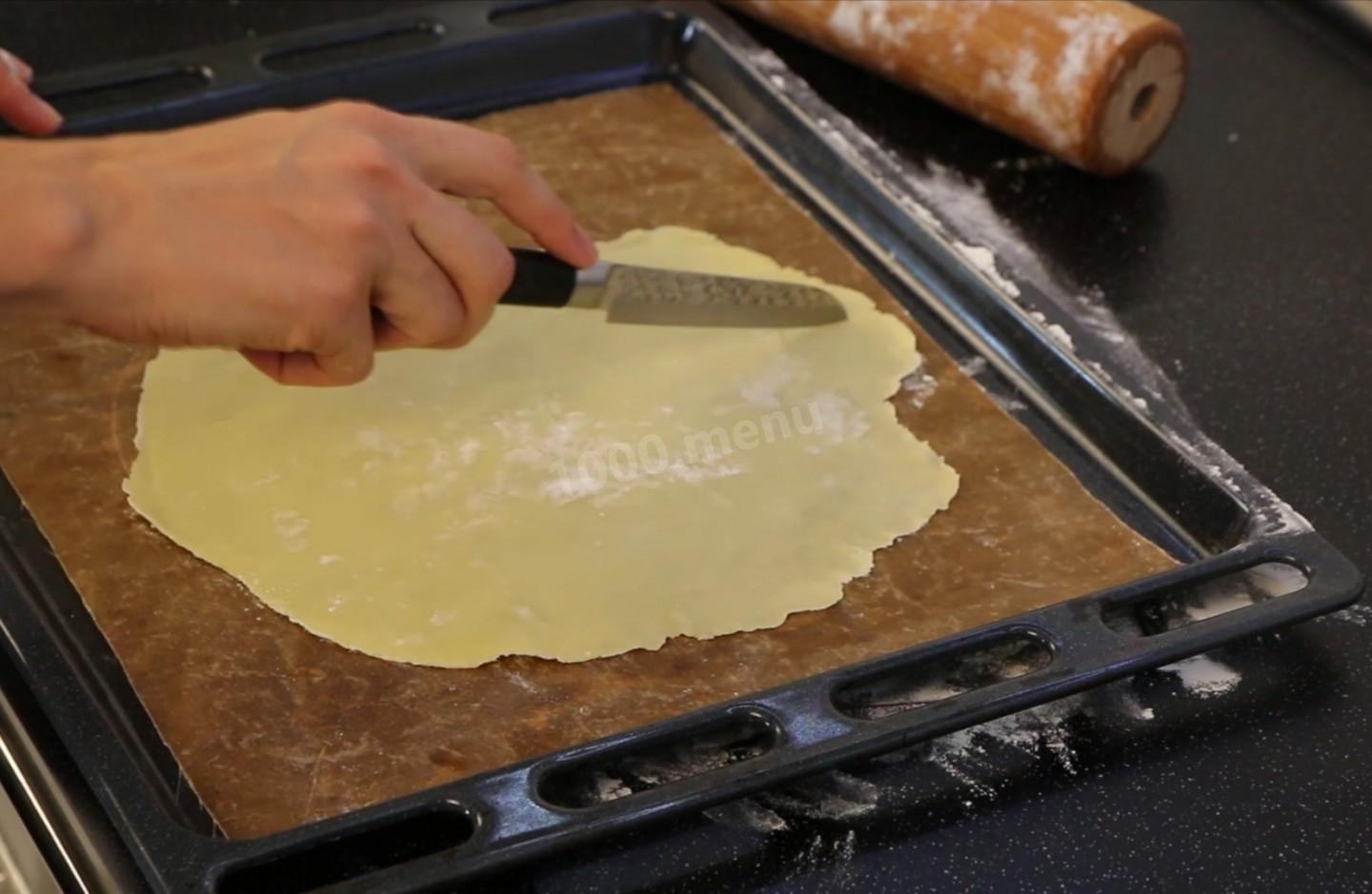 Шаг 13 приготовления Торт Наполеон со сливочным кремом и ванильным вкусом