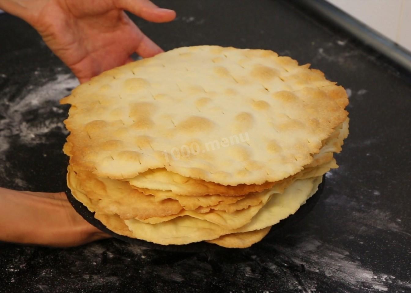 Шаг 14 приготовления Торт Наполеон со сливочным кремом и ванильным вкусом