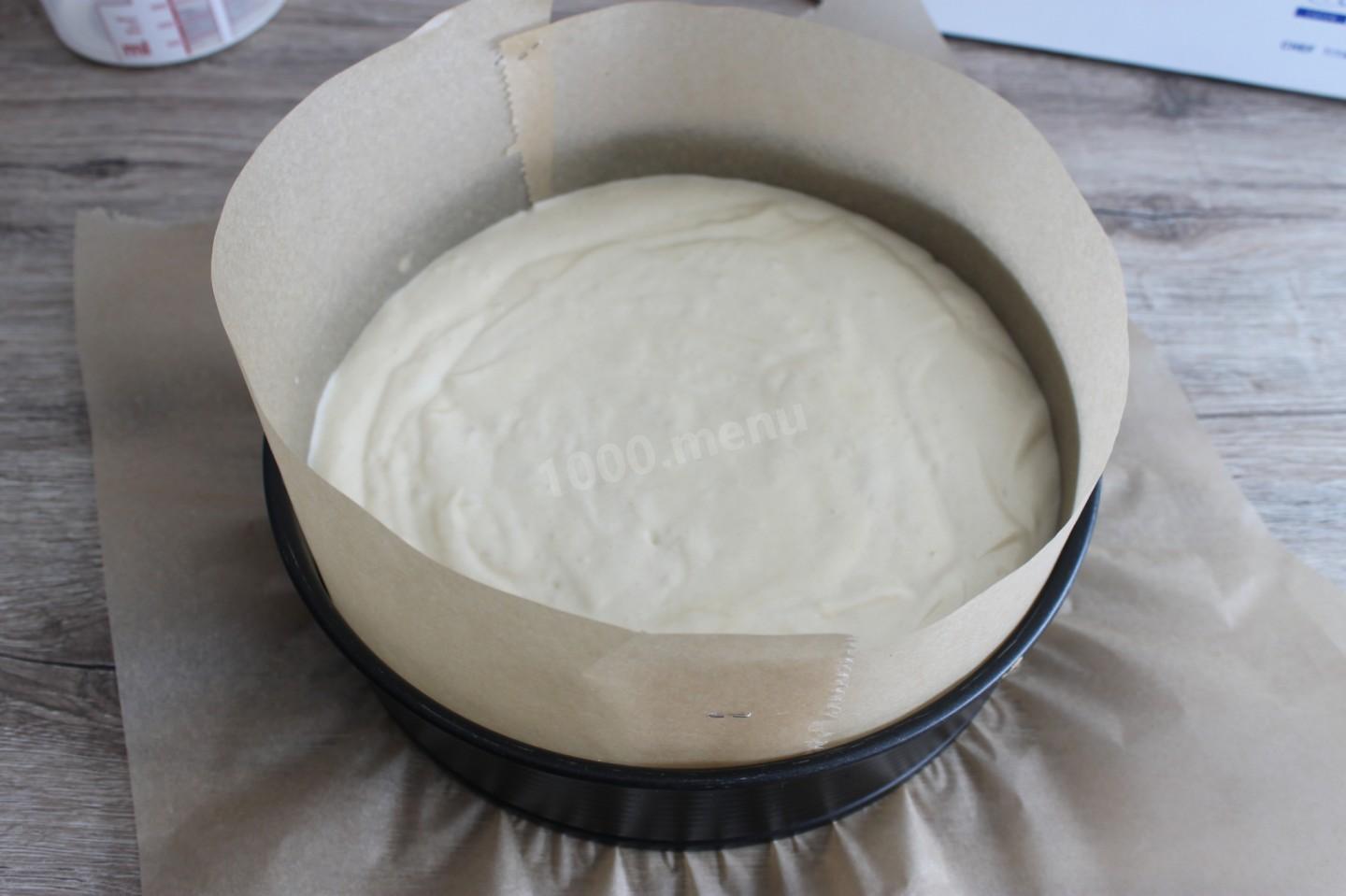 Шаг 4 приготовления Торт с клубникой с желатином и кокосовой стружкой