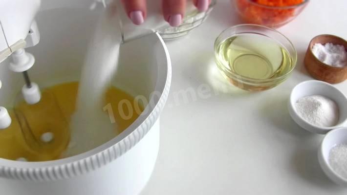 Шаг 1 приготовления Осенний торт из тыквы с апельсином
