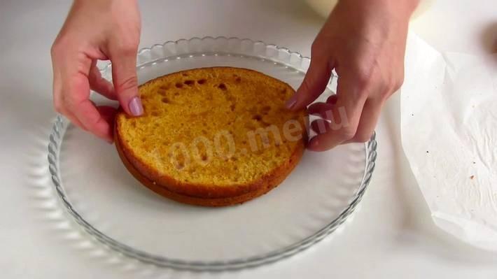 Шаг 15 приготовления Осенний торт из тыквы с апельсином