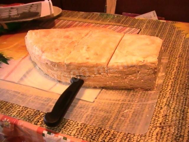 Шаг 11 приготовления Торт Пиратский Корабль
