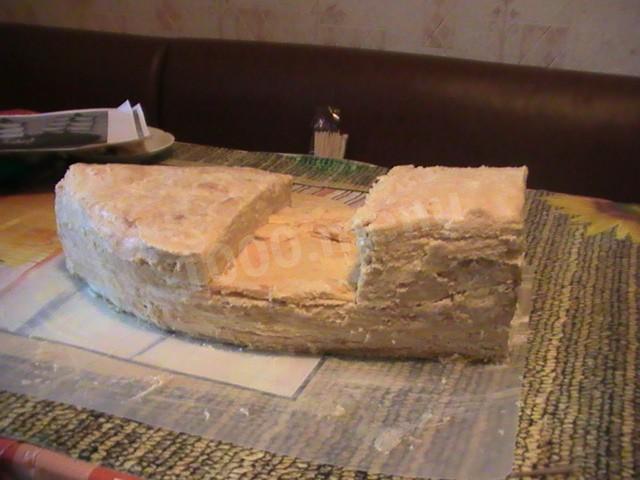 Шаг 12 приготовления Торт Пиратский Корабль