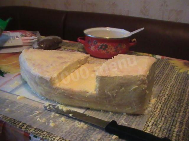 Шаг 14 приготовления Торт Пиратский Корабль