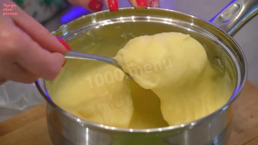 Шаг 8 приготовления Крем-пломбир для украшения выпечки и тортов